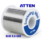 ATTEN Soldering Wire Blue 0.5-500 είναι κόλληση για ηλεκτρικό κολλητήρι ή αερίου 0.5mm 500gr Sn63 Pb37 για χειροτεχνίες και μοντελισμό